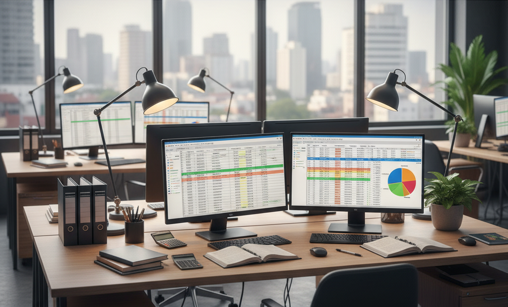 Moderno računovodstvo v pisarni